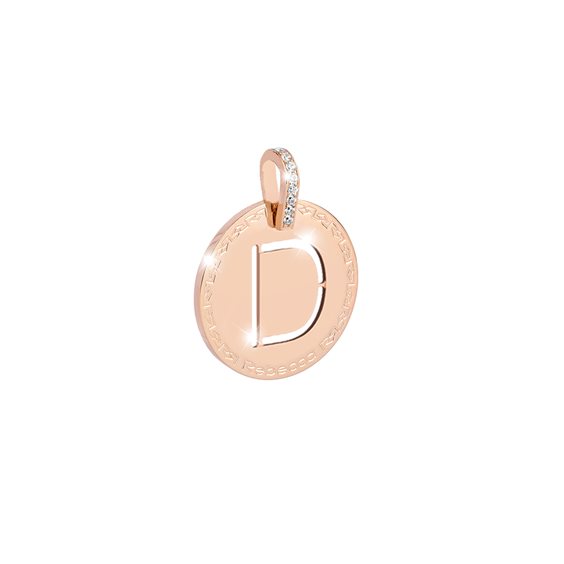 Pendente Rebecca Donna My World Alphabet in Bronzo Cubic Zirconia BWUPRD04 - BWUPRD04